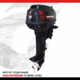 Мотор лодочный GOLFSTREAM T 9.9 BMS USB