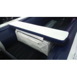 Накладка-сумка на сидение S-310 (SL-310), S-330 (SL-330) (бело-синий)