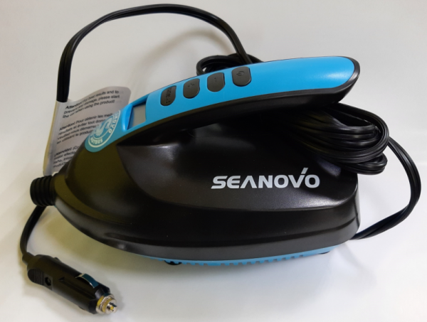 Насос электрический одноступечатый HT-777 Seanovo для лодок ПВХ (0,34-1,1 атм) 12В от магазина Капитан