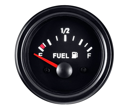 Индикатор уровня топлива (черный) 12В АОМ от магазина Капитан