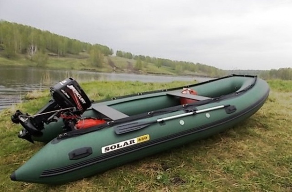 Лодка надувная SOLAR-450 JET Tunnel от магазина Капитан