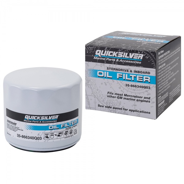 Фильтр масляный QUICKSILVER 866340Q03 Фильтр масляный QUICKSILVER 866340Q03 от магазина Капитан