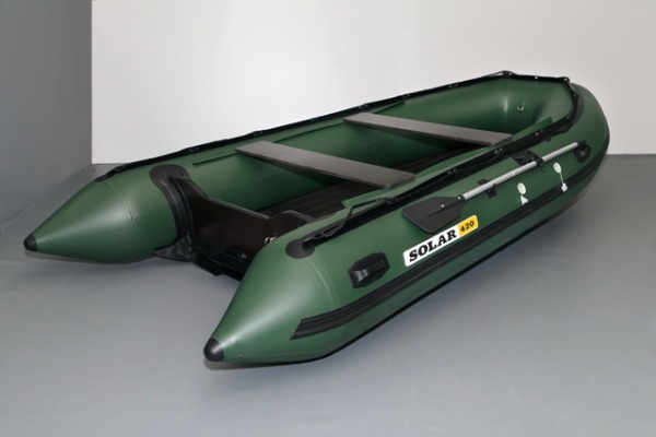 Лодка надувная SOLAR-420 JET Tunnel Лодка надувная SOLAR-420 JET Tunnel от магазина Капитан